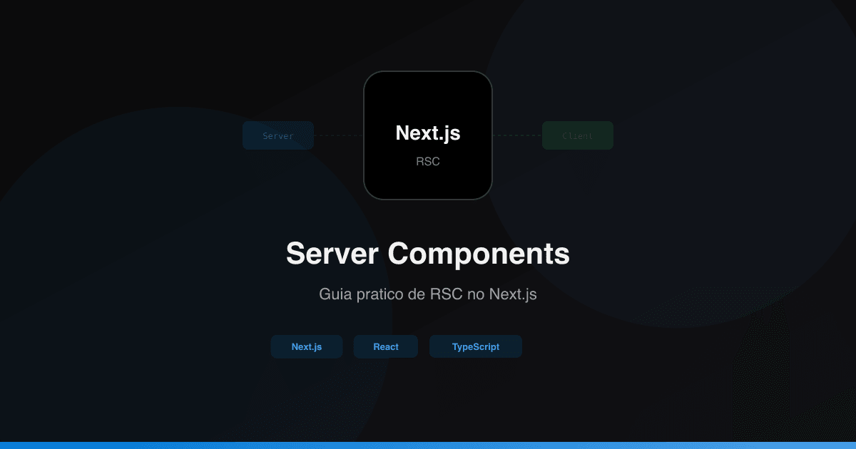 Next.js Server Components - Guia prático de RSC